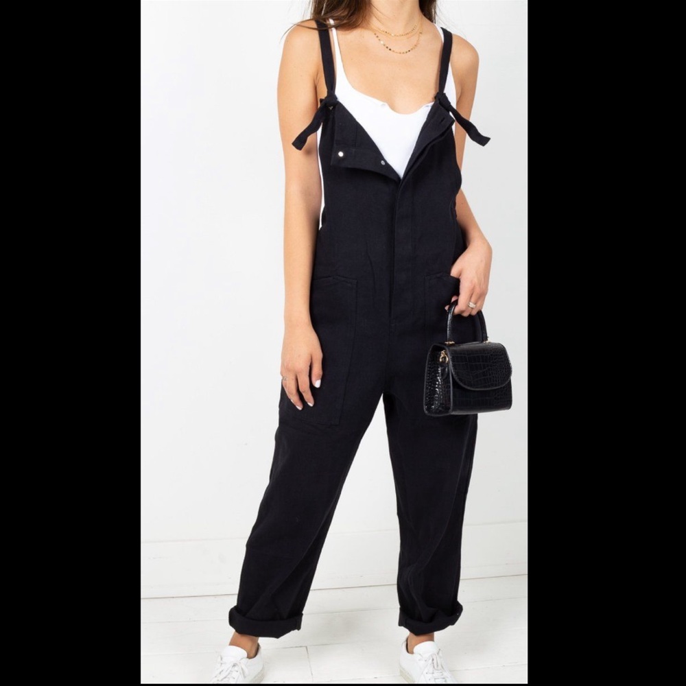 Vagabond easy ride denim overalls